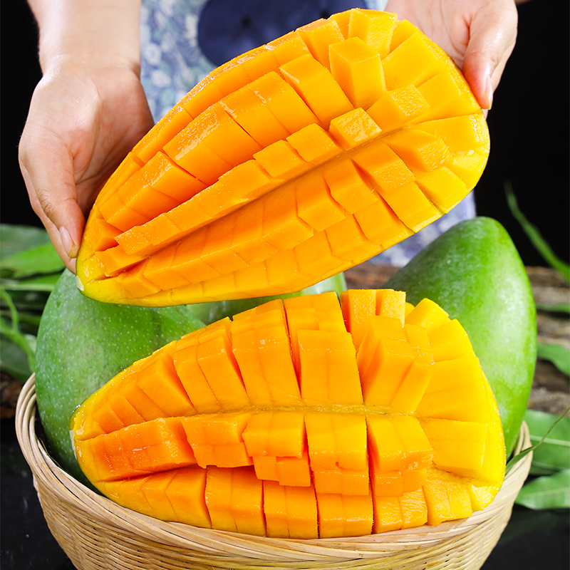 娇娇【坏果包赔】正宗四川攀枝花金煌芒果香甜多汁热带水果8.5斤装