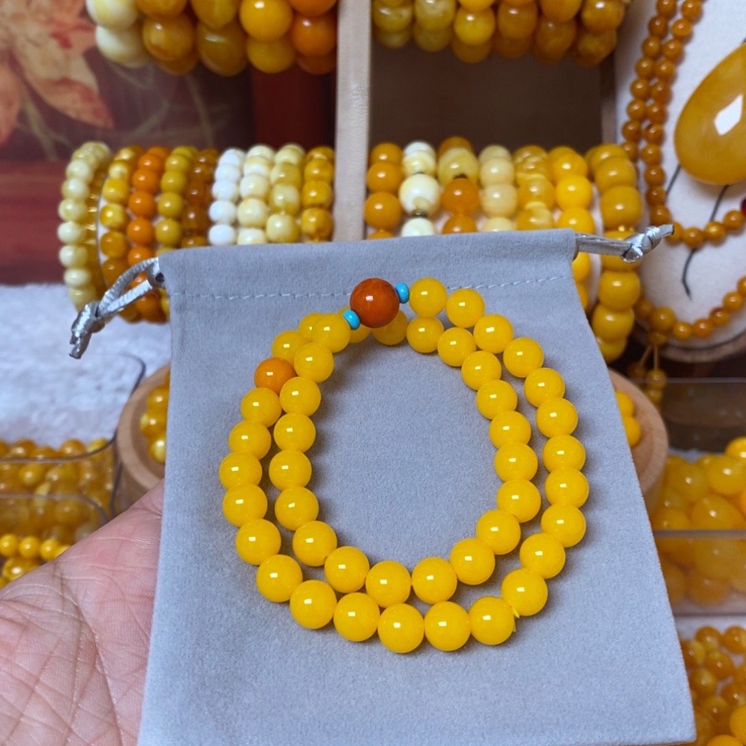 沫***名非金属精品百搭手串8mm