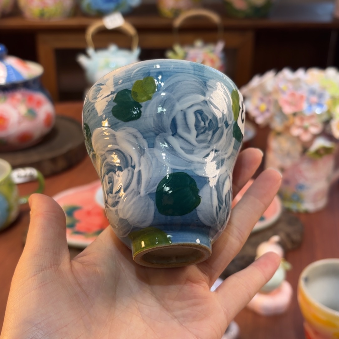 景德镇手绘高温釉下彩陶瓷茶具