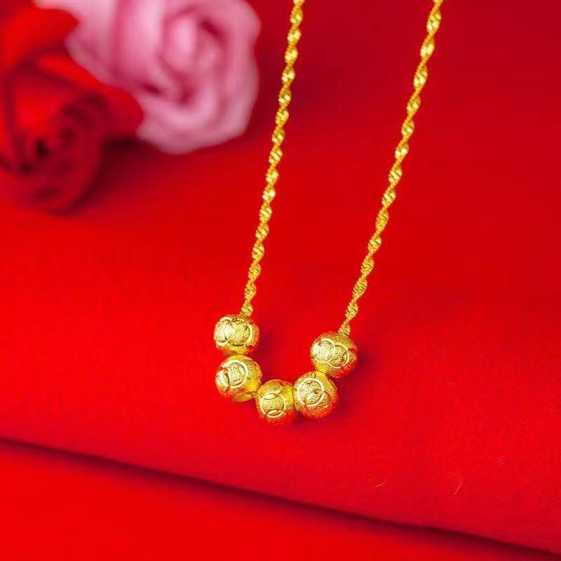 铜合金吊坠 镀999K精工车花珠 拍5颗配项链 拍15颗穿手串