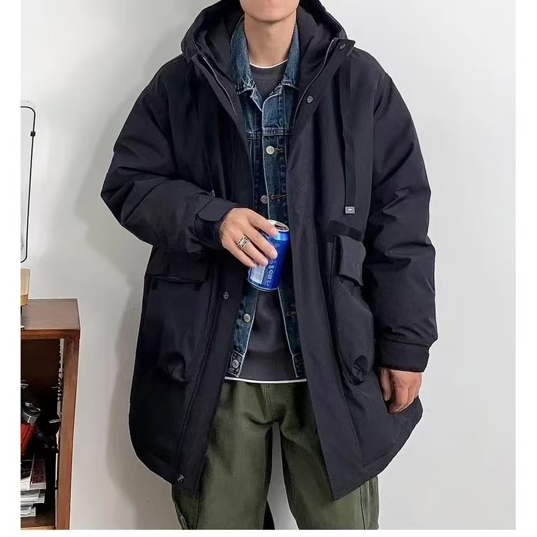 AW【巨保暖.派克羽绒服】国标90情侣中长款外套内里细节拉满Z-5532