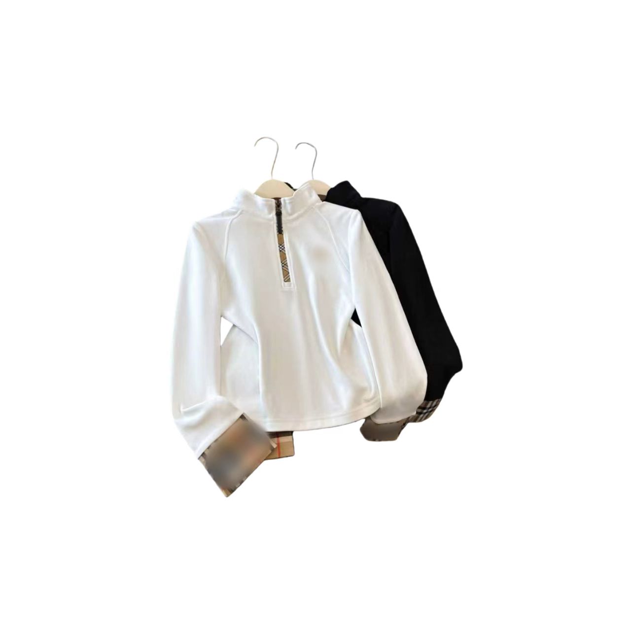 【安安推荐】双面绒秋冬长袖T恤121226