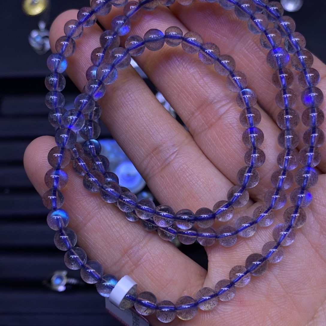 拉长石手链未镶嵌5.2