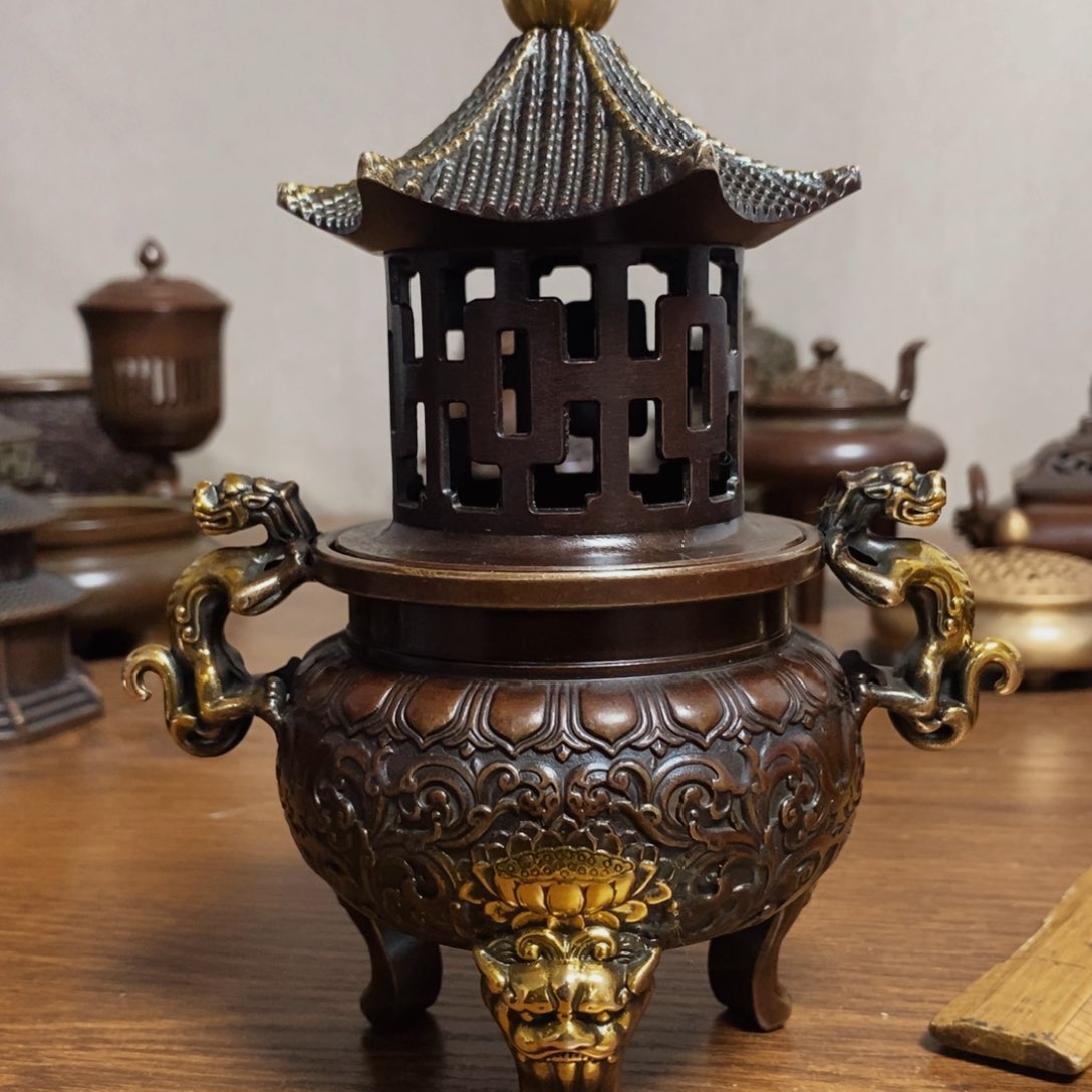 铜盛世铜炉铜器香炉工艺品