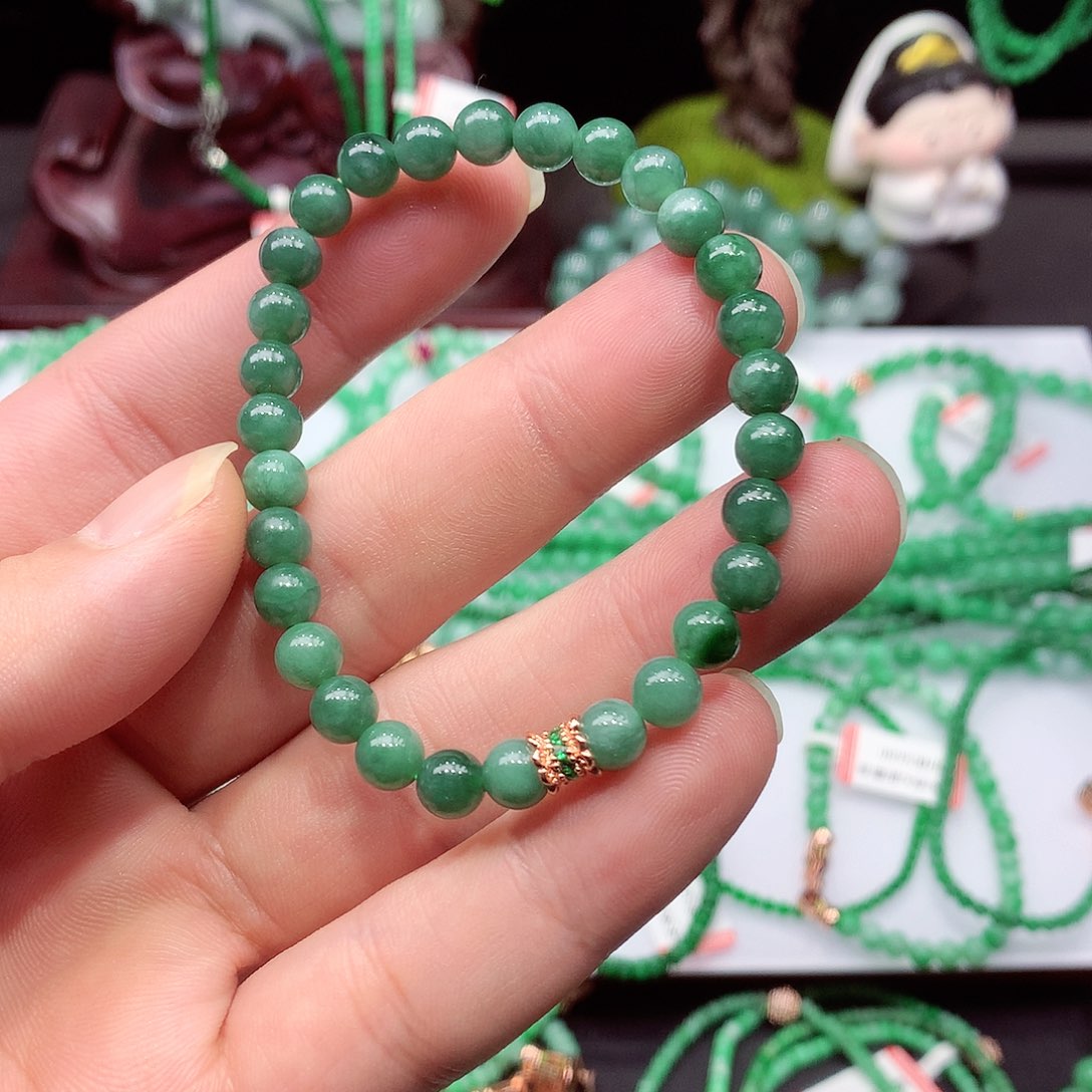 翡翠未镶嵌手链翡翠