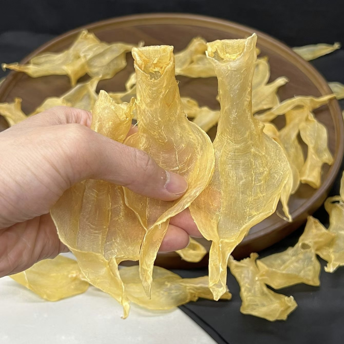 白花胶 本港仙女白孕妇月子滋补炖汤炖奶甜品胶质丰富