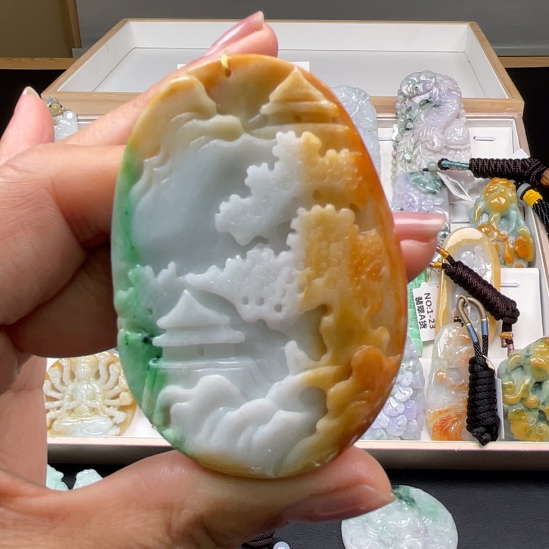 翡翠吊坠(不含链)未镶嵌