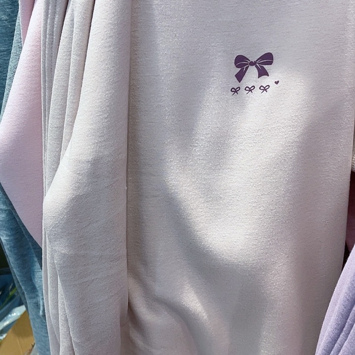 140粉色蝴蝶结双层套装