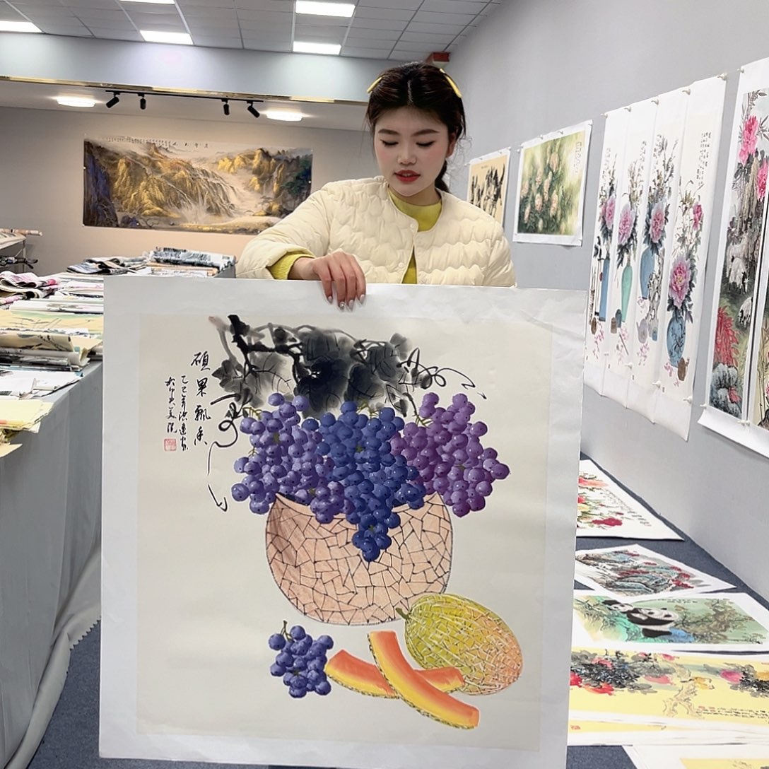 国画纯手绘字画作品