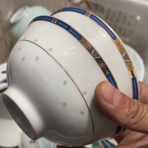 景德镇陶瓷5英寸玲珑2个