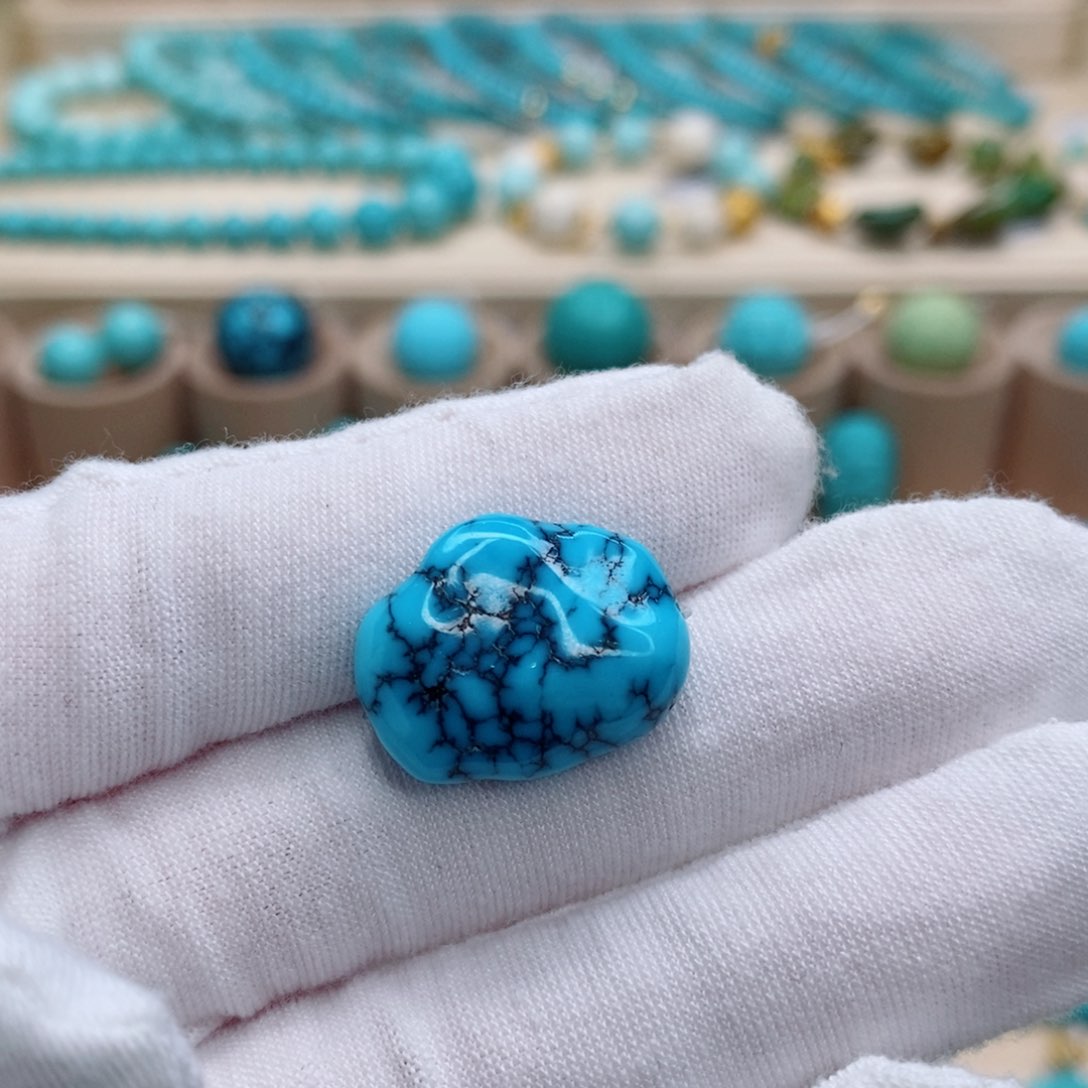 绿松石珠宝奇石未镶嵌