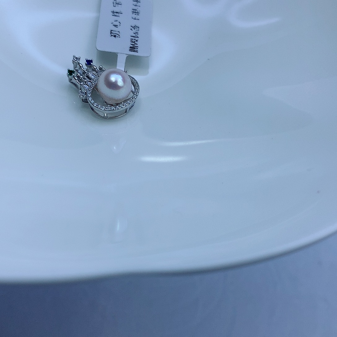 海水珍珠颈饰银S925镶嵌