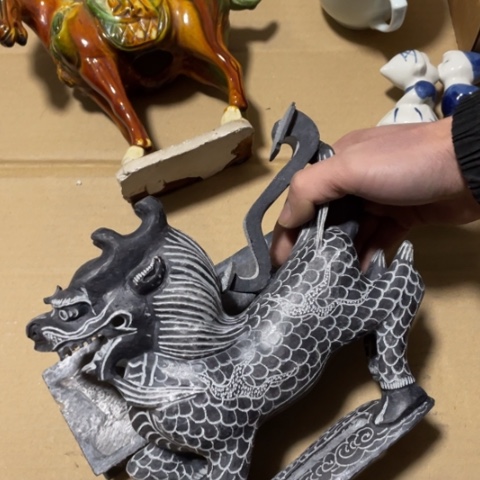 摆件陶瓷艺术摆件微瑕