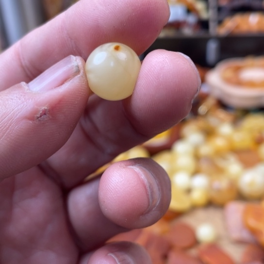 手链琥珀未镶嵌吊坠