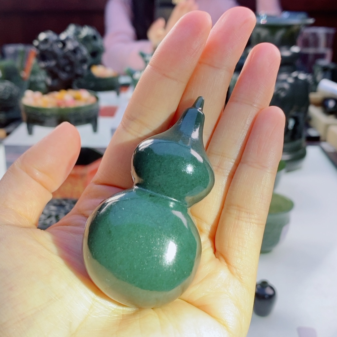 和田玉（青玉）挂件未镶嵌