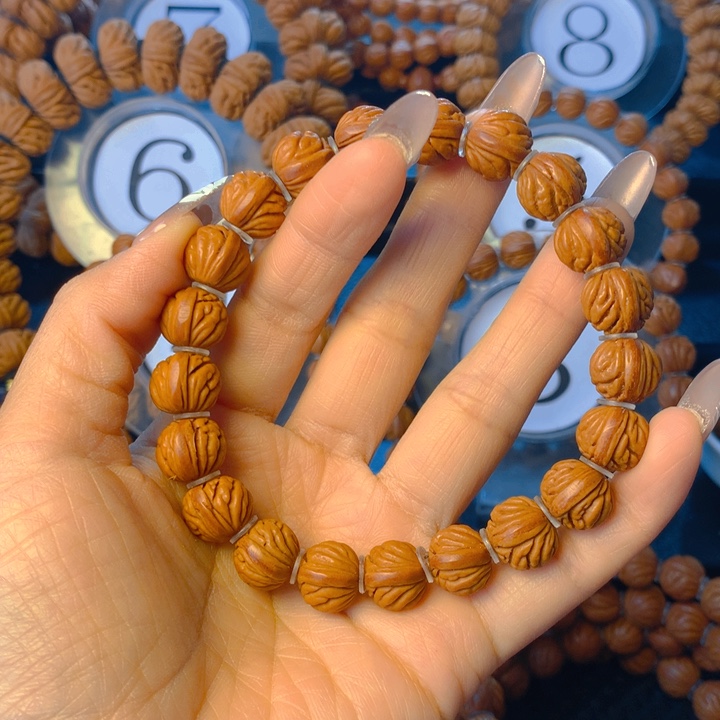 文玩核桃吊坠火焰一条