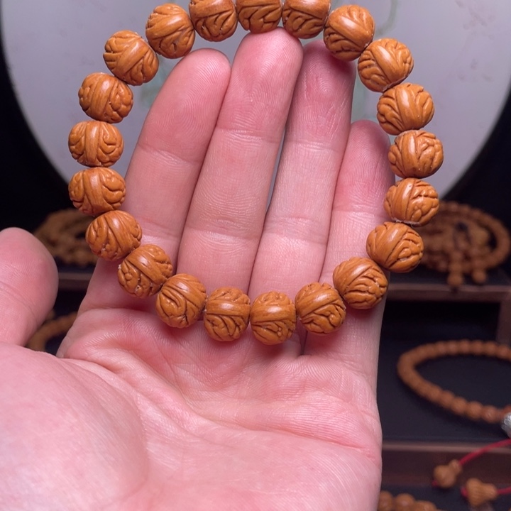 手串桃核12暴龙火焰手串