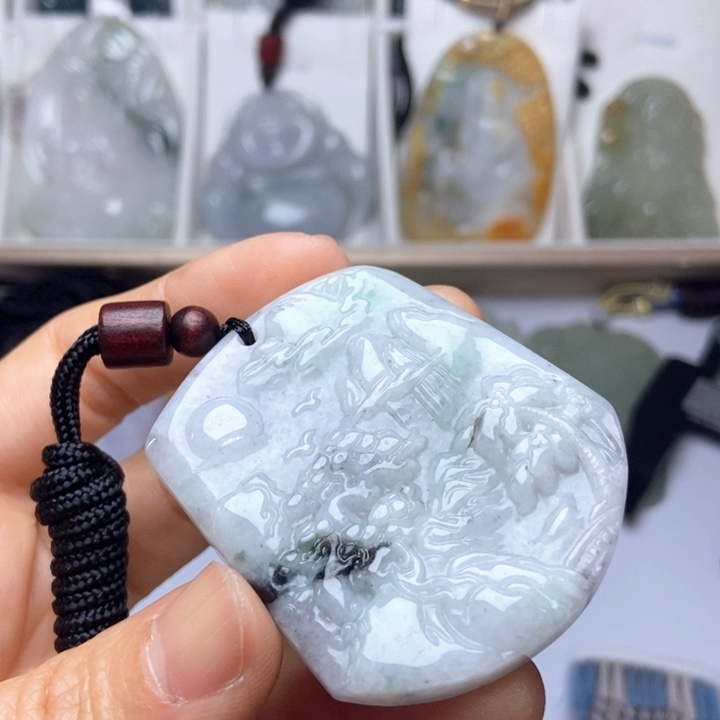 翡翠未镶嵌颈饰翡翠