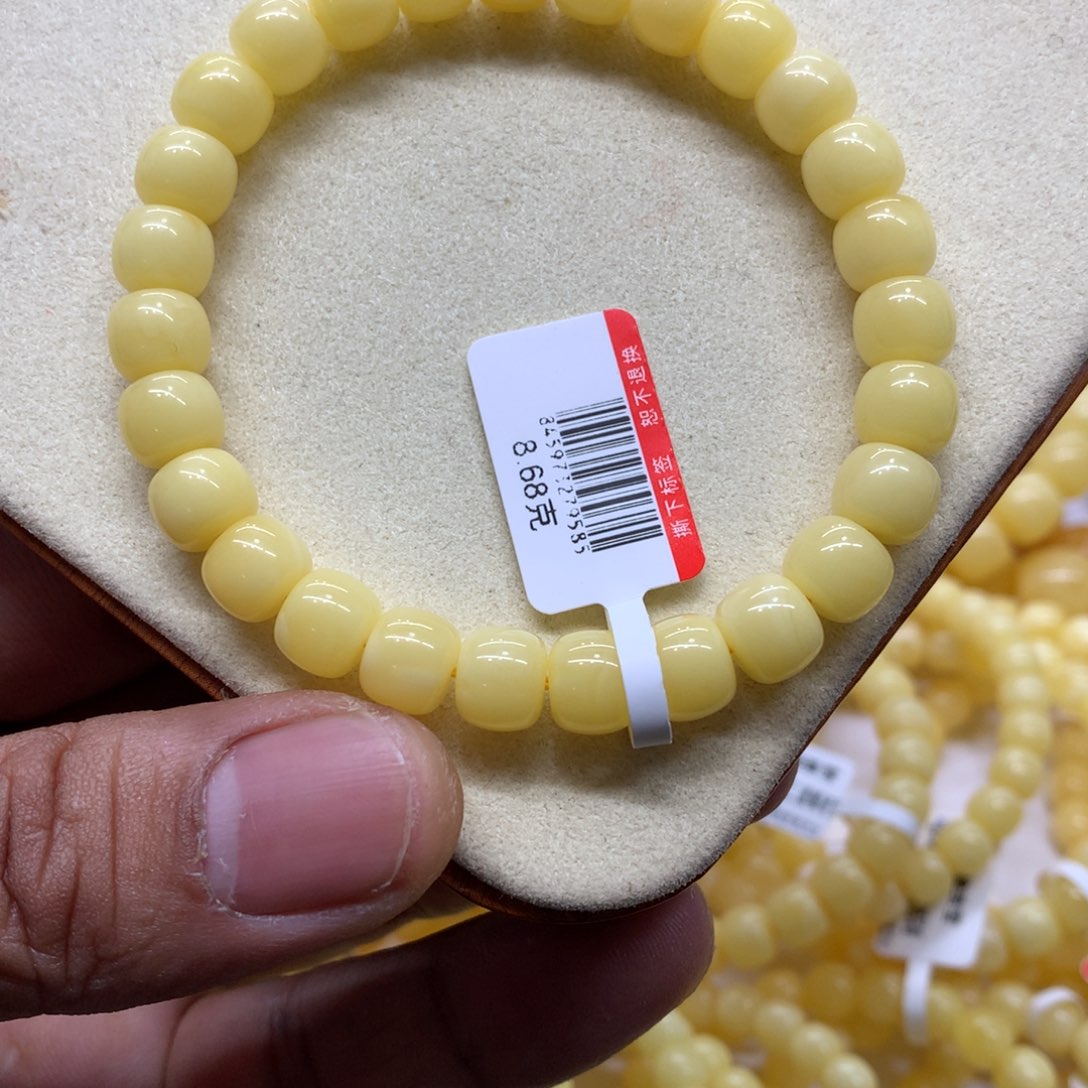 蜜蜡未镶嵌手链蜜蜡