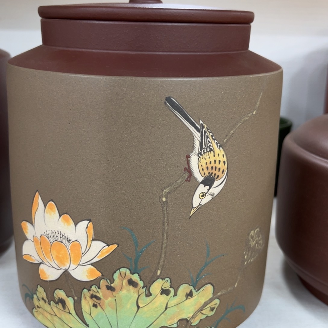 紫砂茶叶罐紫砂茶叶茶