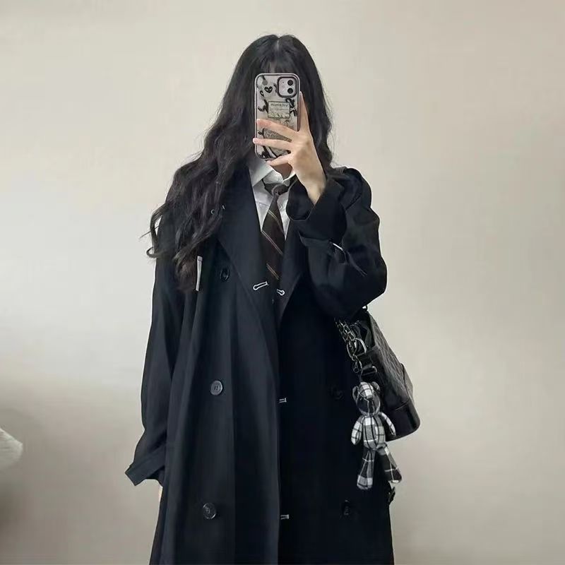 2025女春秋风衣长袖H型中长款英伦风【非图片款】无运费险