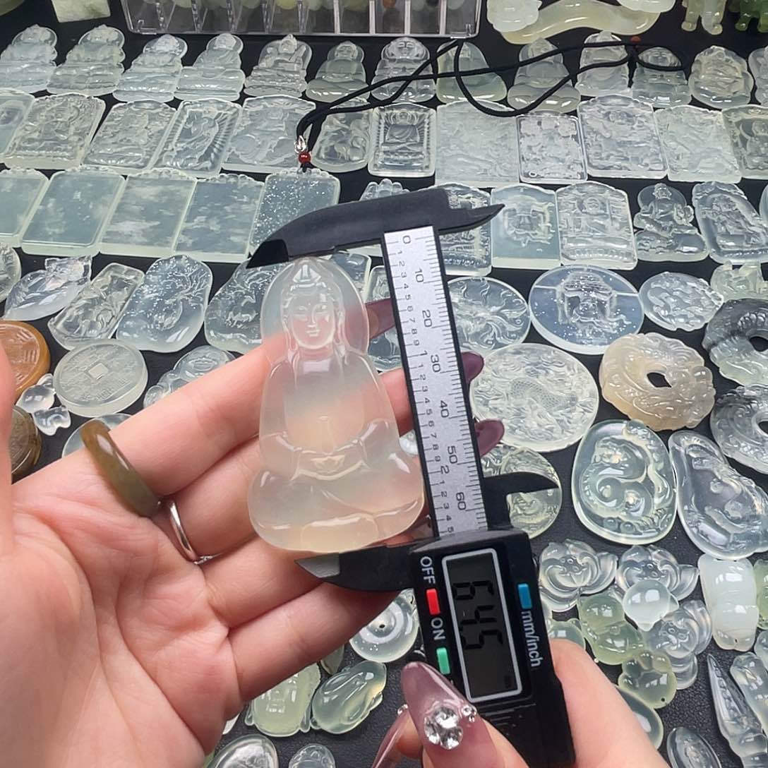 蛇纹石玉吊坠(赠链)未镶嵌