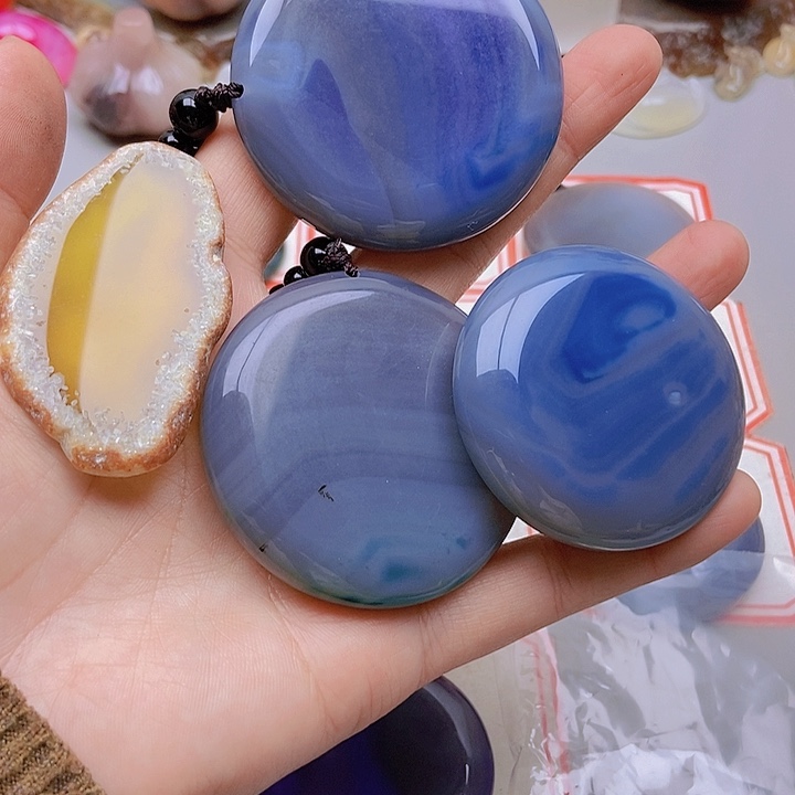 【闪购商品】未镶嵌玛瑙/玉髓珠宝半成品王****）