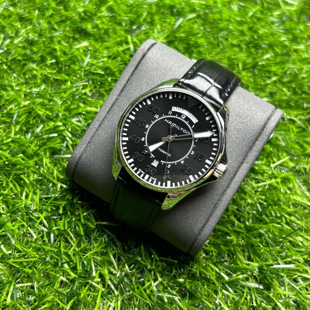 95新 Hamilton/汉米尔顿 汉米尔顿卡其航空自动机械表径42