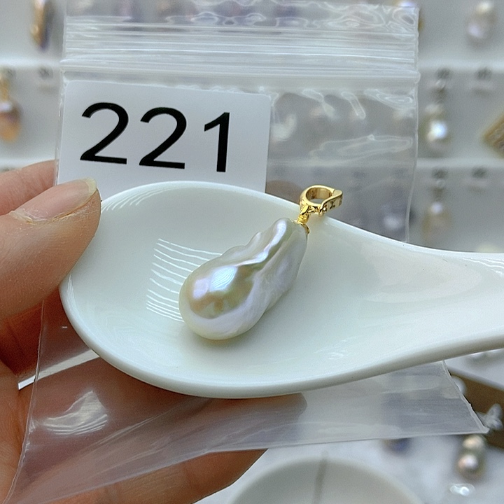 淡水珍珠颈饰银S925镶嵌