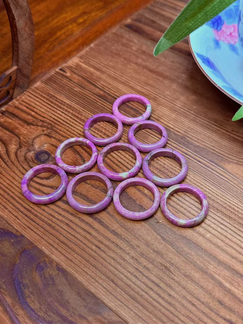 【大美】南非老矿 舒俱来樱花粉戒圈@多样性发其一