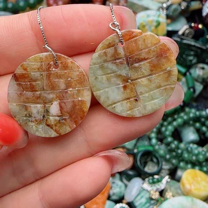 翡翠颈饰未镶嵌天然A货49