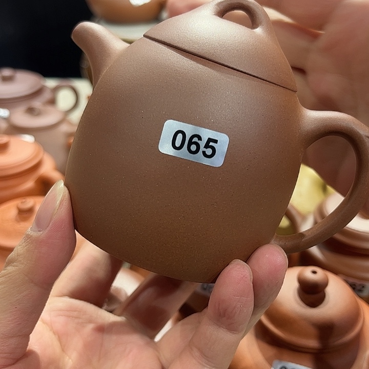 茶杯紫砂秦权壶紫泥