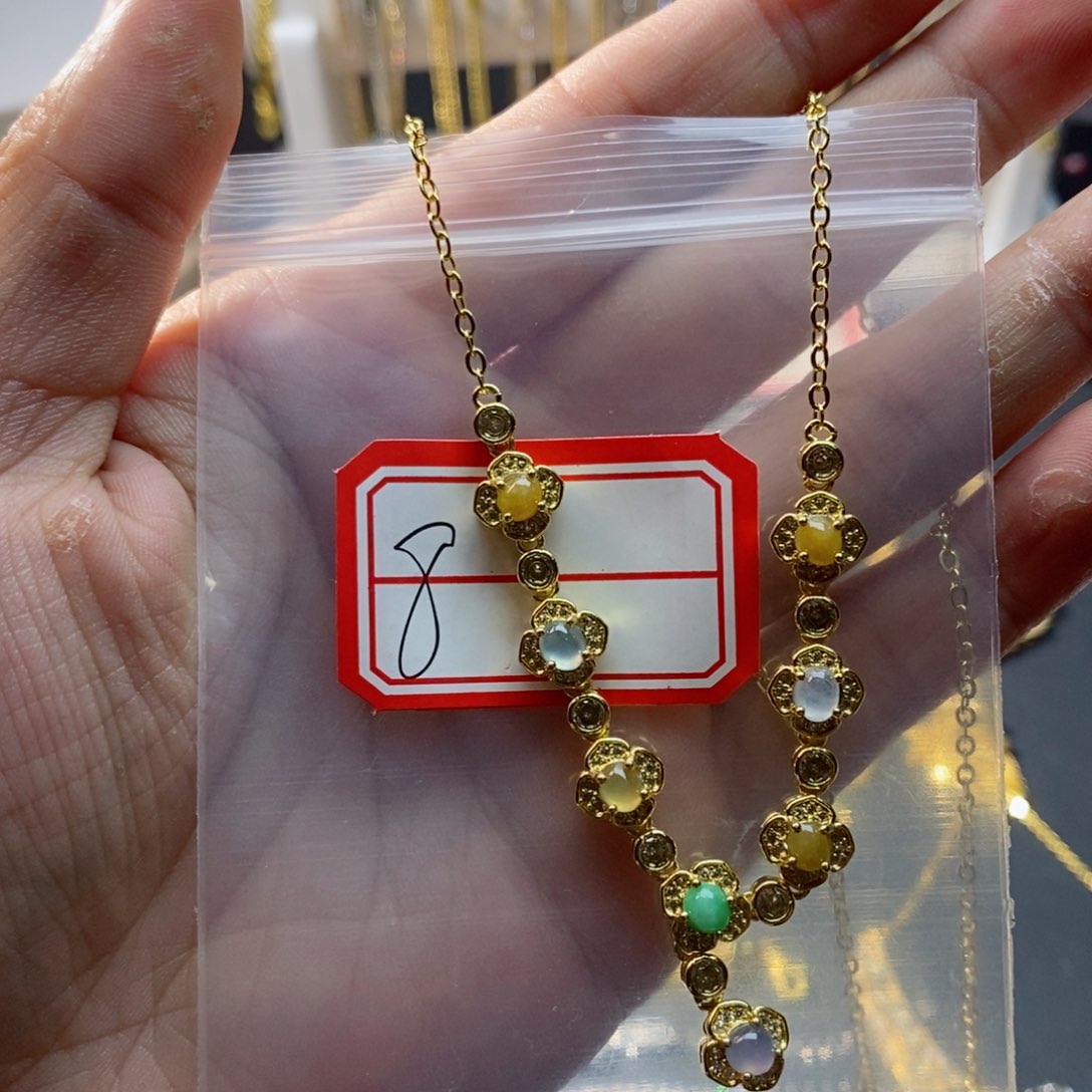 翡翠戒指银S925镶嵌翡翠首饰