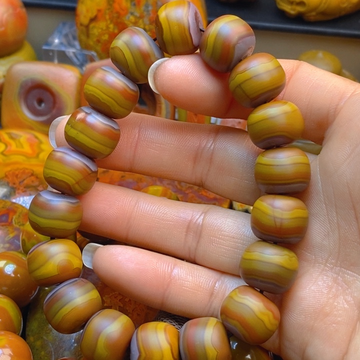 未镶嵌手链玛瑙/玉髓江*七