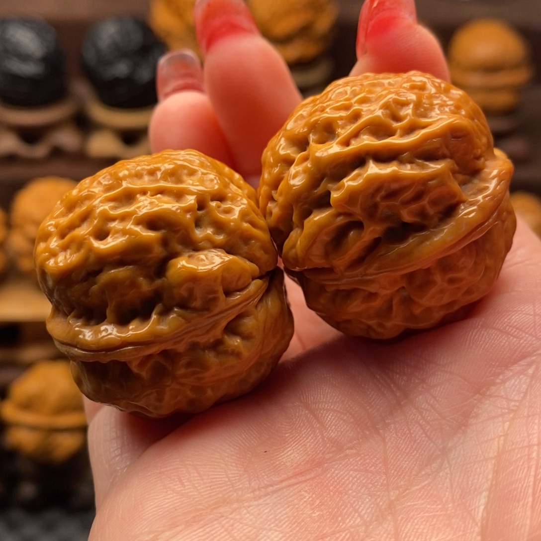 文玩核桃把件34舍利疙瘩包