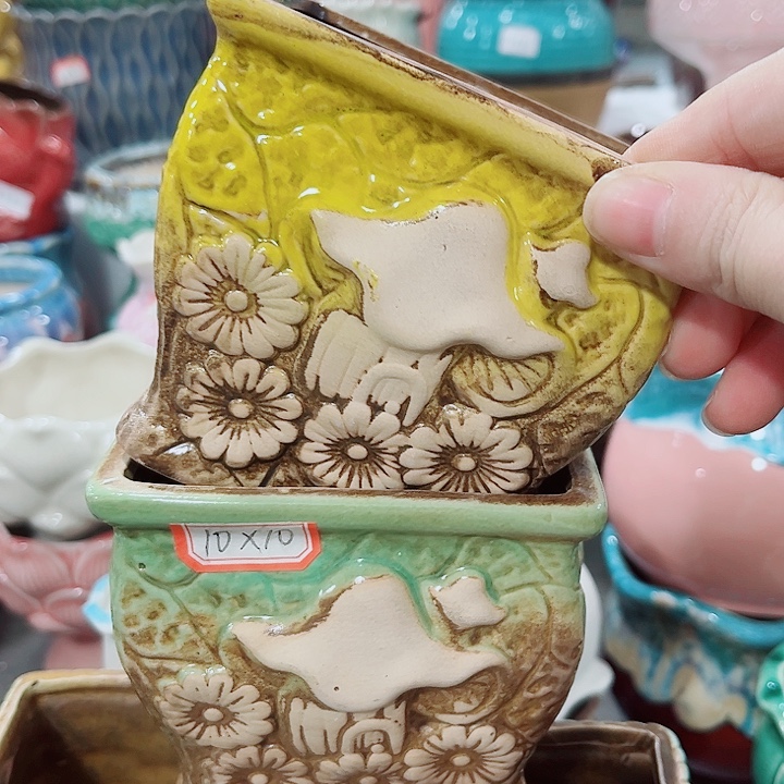 多肉陶瓷花盆满10元包邮