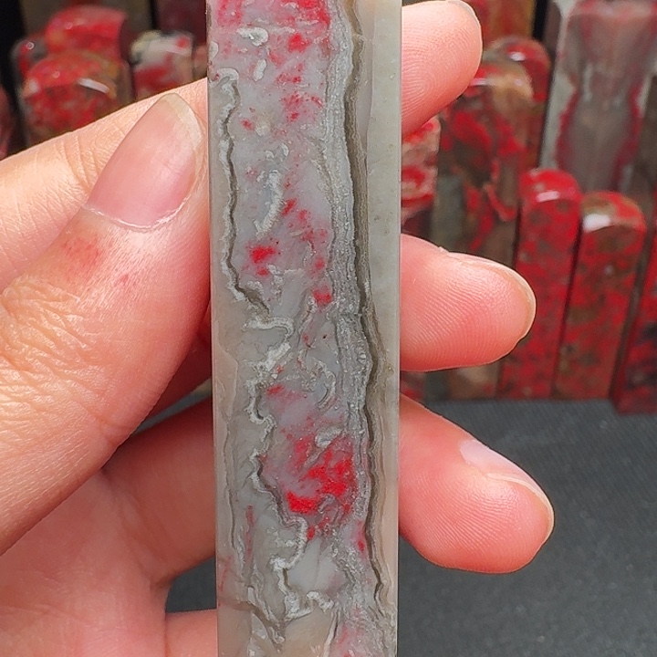 昌化石印石精品昌化鸡血石