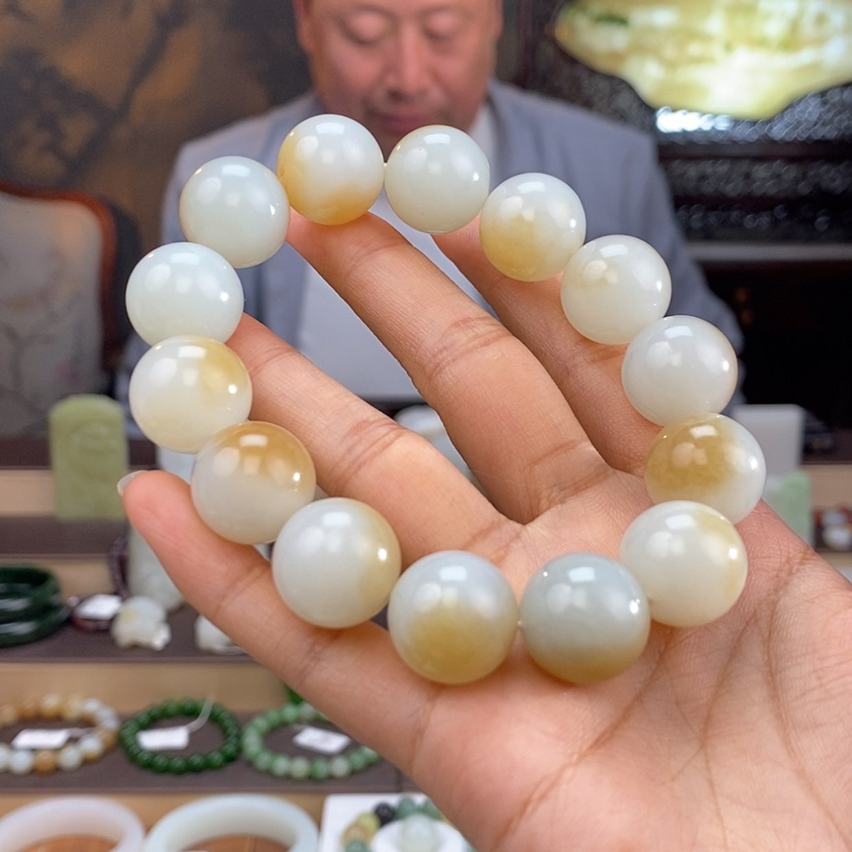 【闪购商品】和田玉手串未镶嵌