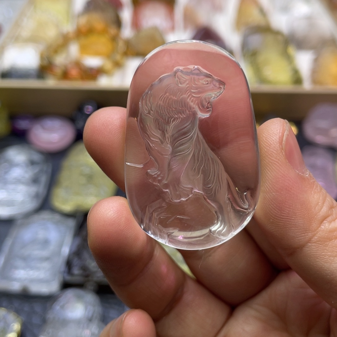 水晶颈饰未镶嵌定制