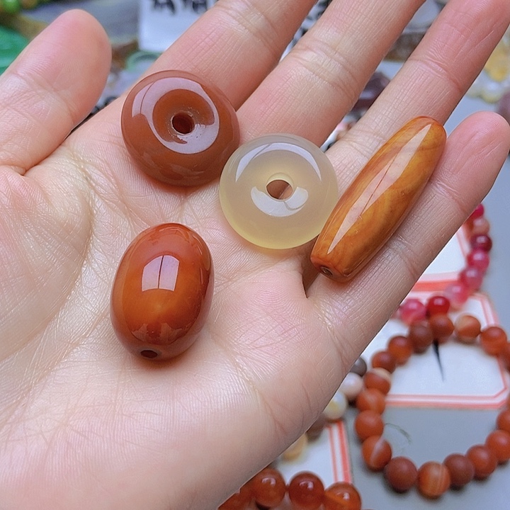 【闪购商品】未镶嵌玛瑙/玉髓珠宝半成品糖****》