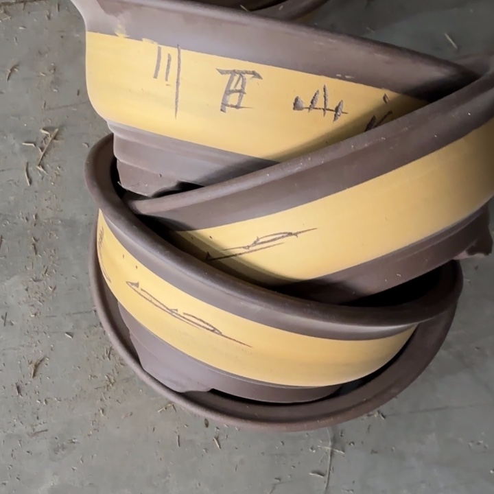 紫砂花盆    100/4。   