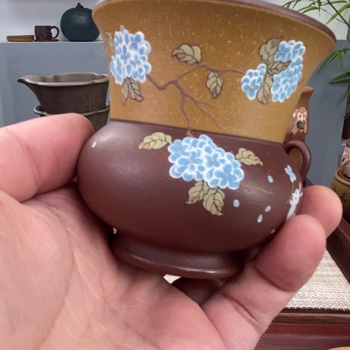 紫砂茶杯宜兴紫砂主人杯