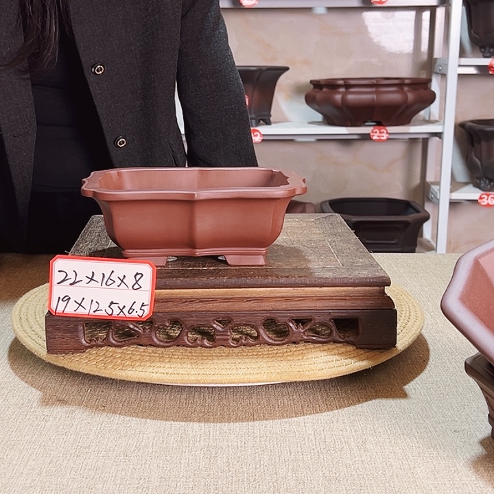 紫砂花盆紫砂花盆