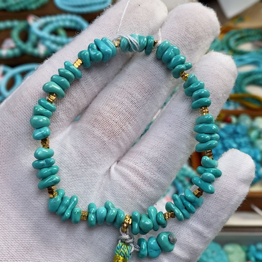 未镶嵌绿松石手串