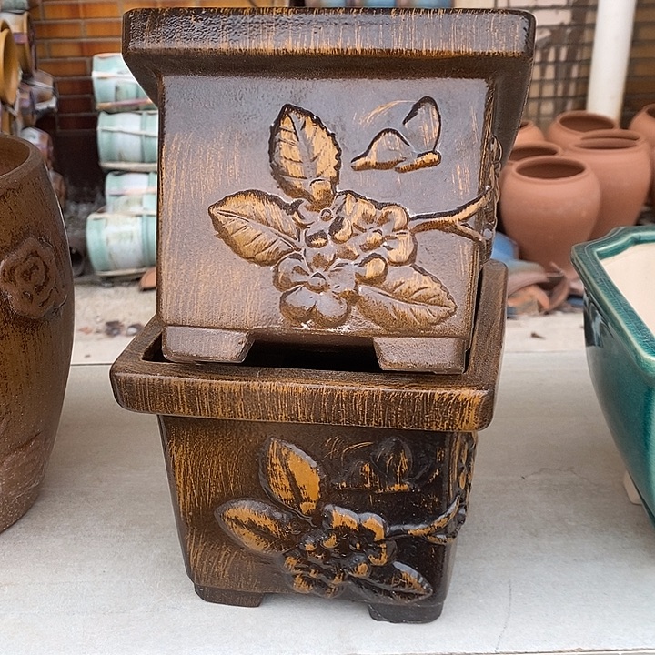 粗陶紫砂花盆闪购链接6