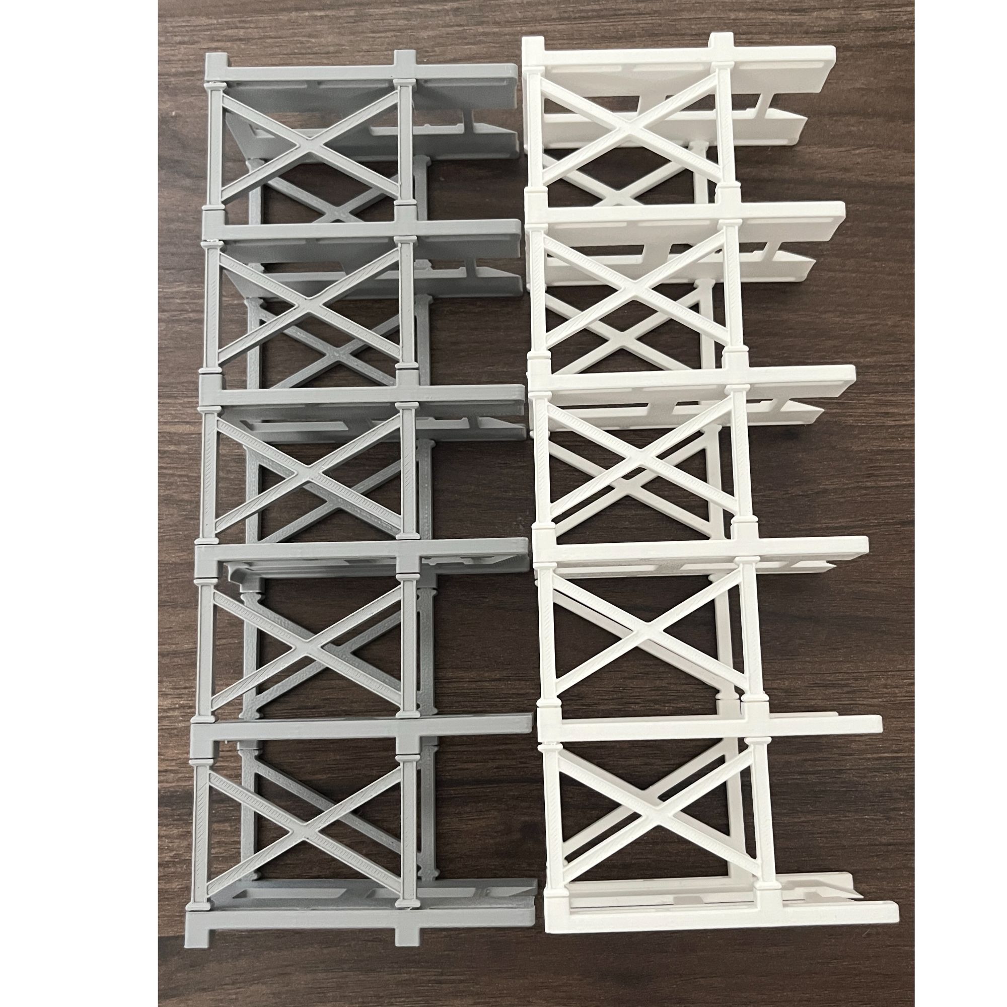 3D打印1:64车模模型展架立体停车位展示架