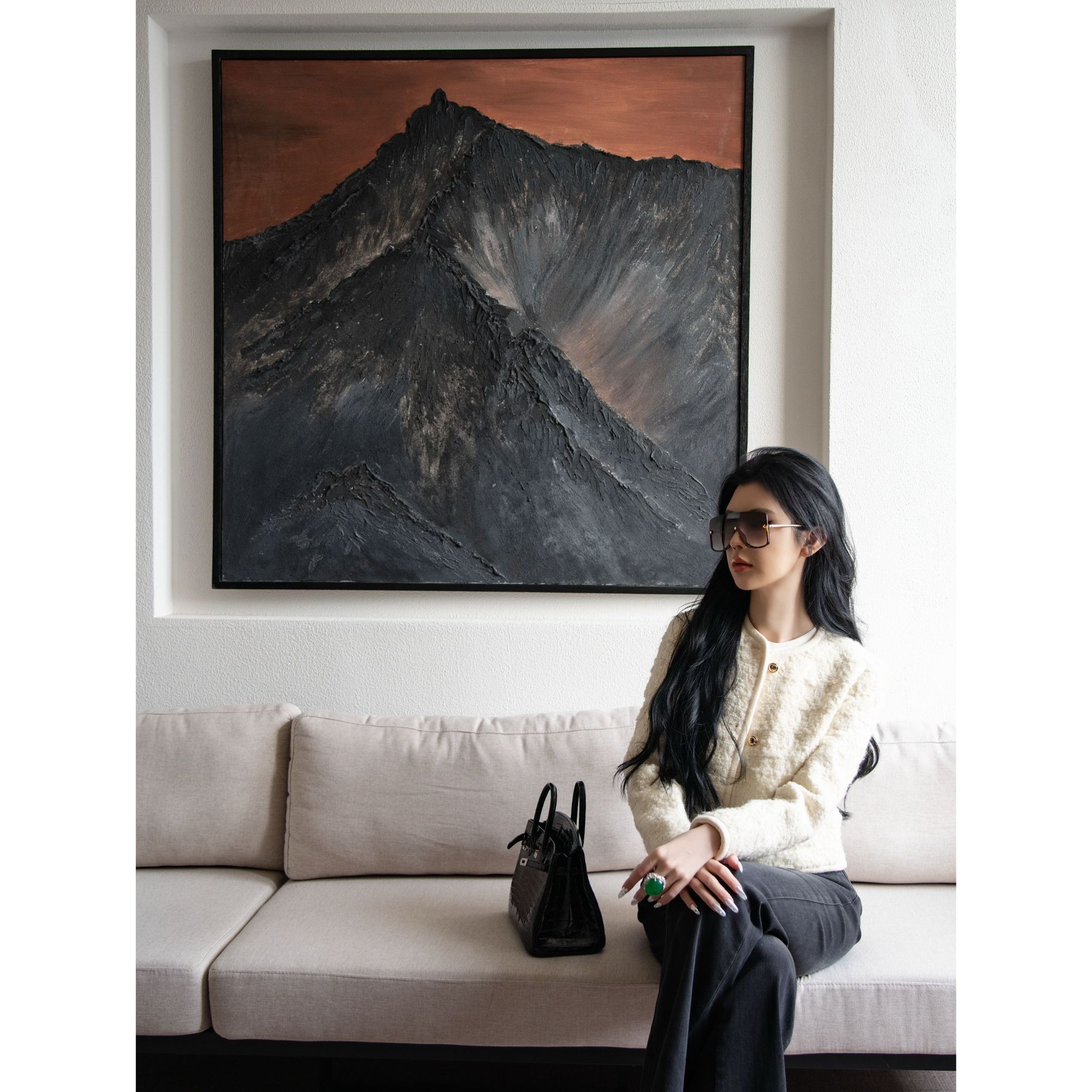 MN-【布加安妮】法式优雅短款小香风外套 JH29721