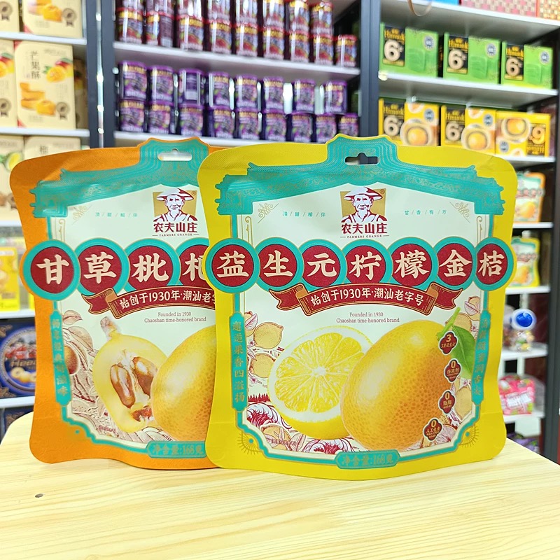 农夫山庄益生元柠檬金桔枇杷金桔168  4包