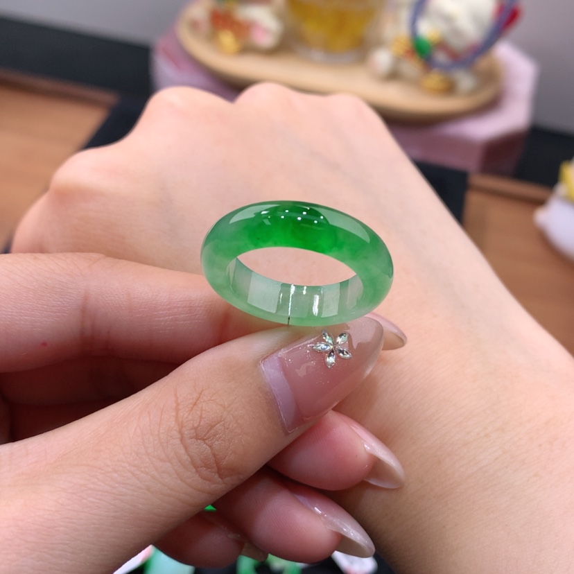 【闪购商品】未镶嵌戒指翡翠17-18号