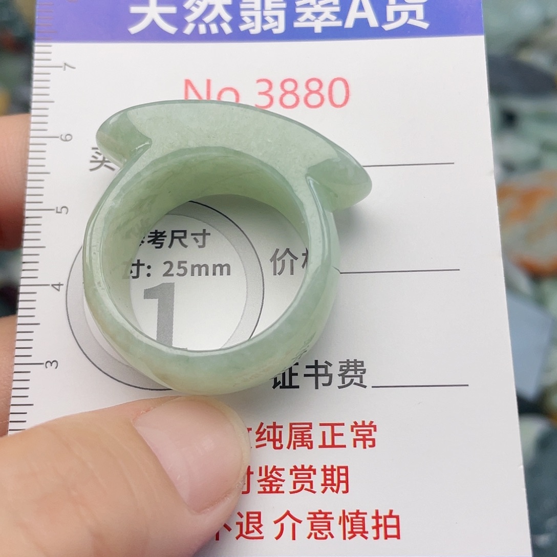 翡翠未镶嵌挂件3880